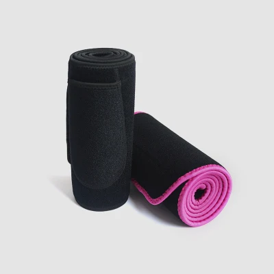 Cinturón de entrenamiento de cintura para yoga y fitness con bolsillos diseñados para el recortador de cintura